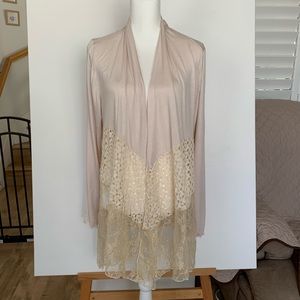 Lightweight Long Sleeves Lacey Vests.